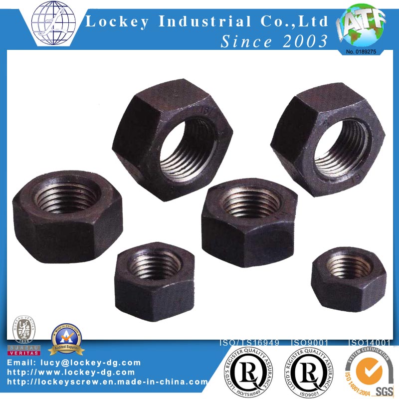 Class 8 Hex Nut Hex Finish Nut Alloy Steel