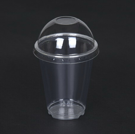 Pet Dome Lid with Straw Hole for Plastic Cup