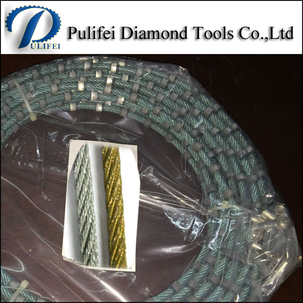 Reinforce Concrete Diamond Wire Saw Part for Stone Cutting