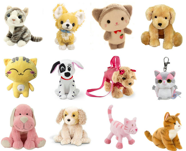 Cute Lifelike Soft Pet Toy Stuffed Dog Toy Plush Animal