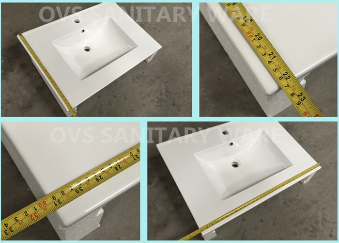 Sanitary Ware One Piece Thin Edge Wash Basin with Cupc