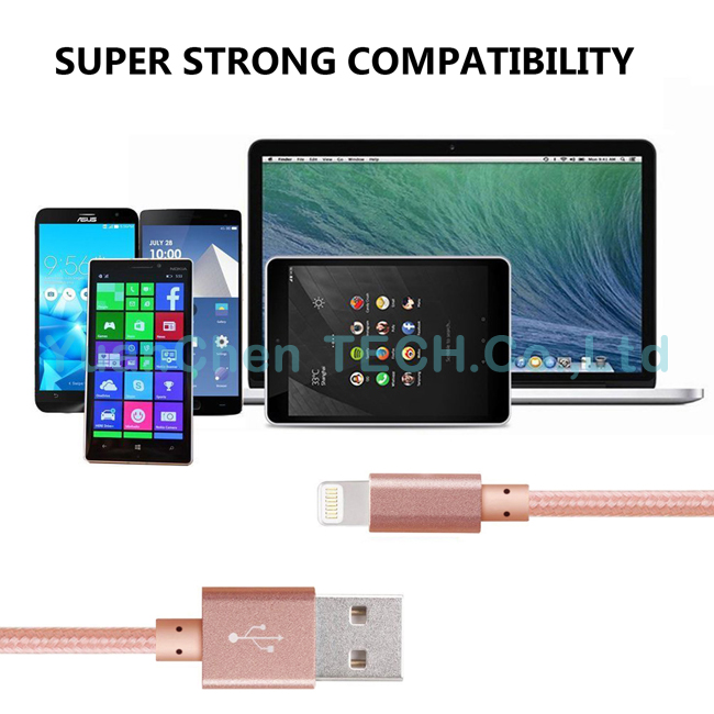 Hot Selling Fast Charging Sync Data USB Cable for iPhone