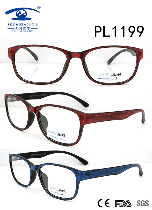 2017 New Collection Double Colors PC Optical Frame (PL1199)