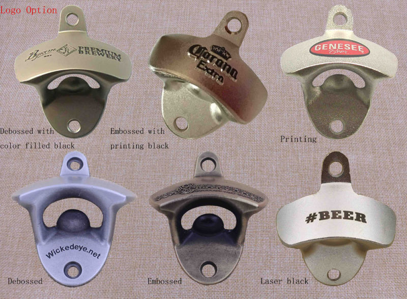 Promotion Metal Gifts Bottle Opener Custom Logo on Various Styles Bottle Opener