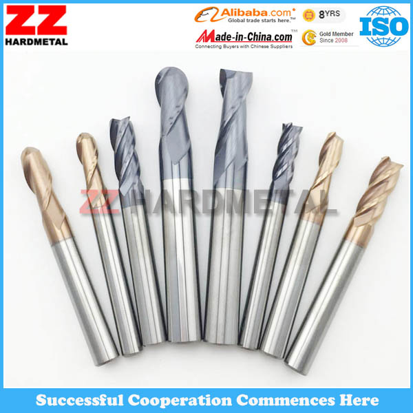 Tungsten Carbide Four Flute End Mill for Precision Hole Machining