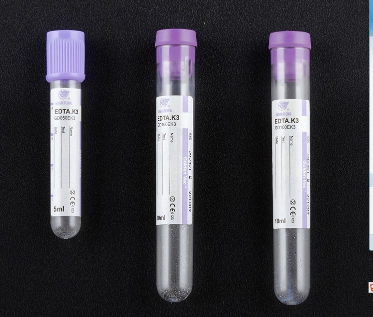 CE and FDA Certificatied Blood Collection Tube EDTA Purple Cap