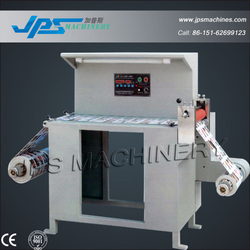 Jps-320in Label Sticker Paper Roll Inspection Machine/ Inspector Machine