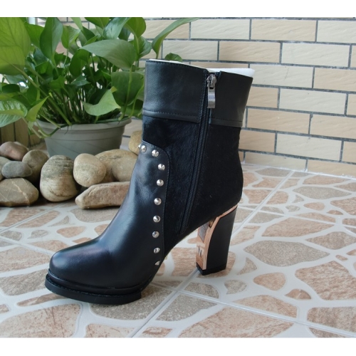 New Style Ankle High Heel Women Dress Boots (HCY02-790)