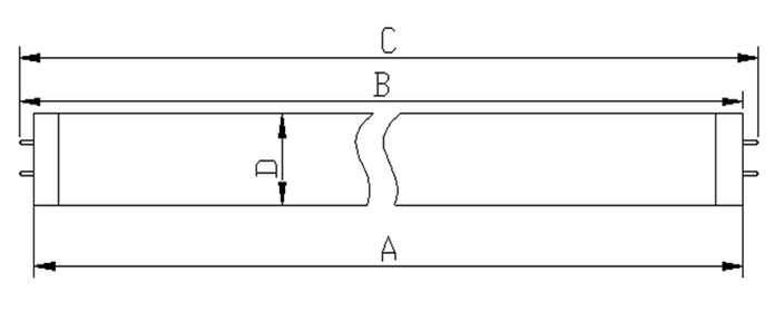 Factory SMD2835 7W T8 45cm LED Tube