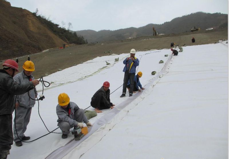 Polyester Non-Woven Geotechnical Geotextile Material for Engineering