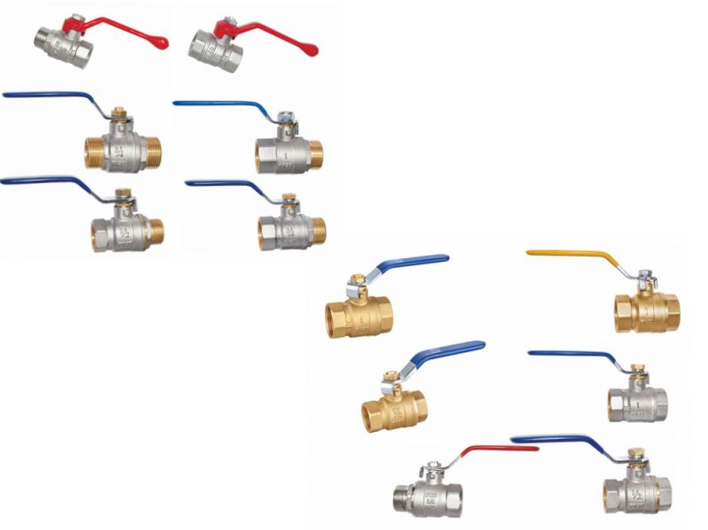 Brass Water Ball Valves with Long Handle (a. 7012)