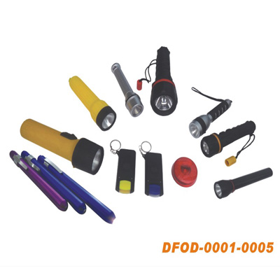 High Quality Flashlight for Outdoor Home Using (DFOD-0001~0005)