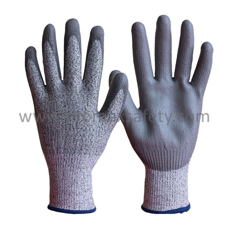 Cut 5 Hppe Glove with PU Coating