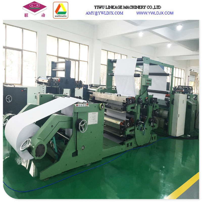 Ld-Gnb760two Lines Tape Glued Notebook Making Machine with Two Sets of Gluing Lines