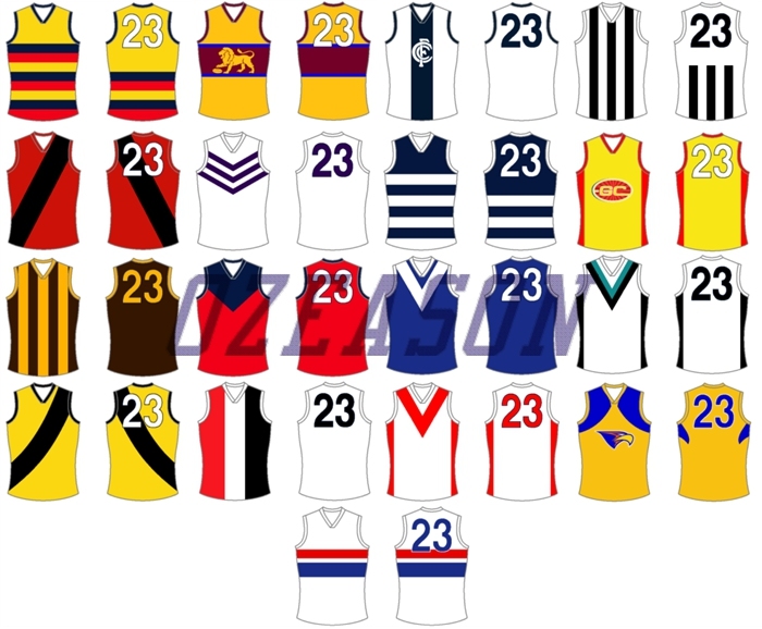 Custom Sublimation Women Rugby Afl Jersey / Australia Football Jumper