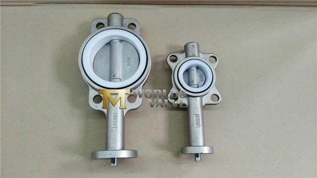 Dds Stainless Steel Wafer Butterfly Valve with Pin