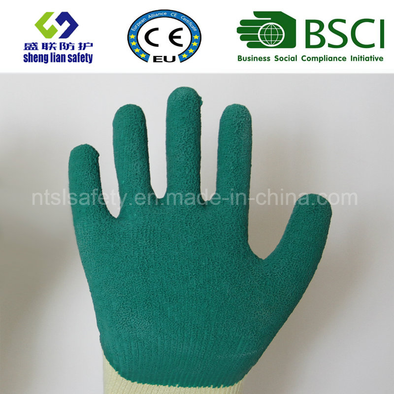 Latex Rubber Gloves, Sandy Finish Safety Work Gloves (SL-R503)