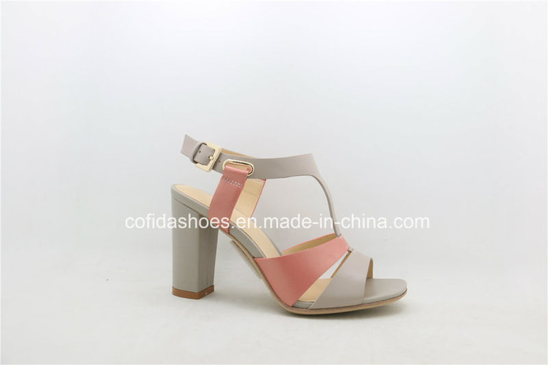 Fashion Chunky Heel Women Sandals for Elegant Ladies