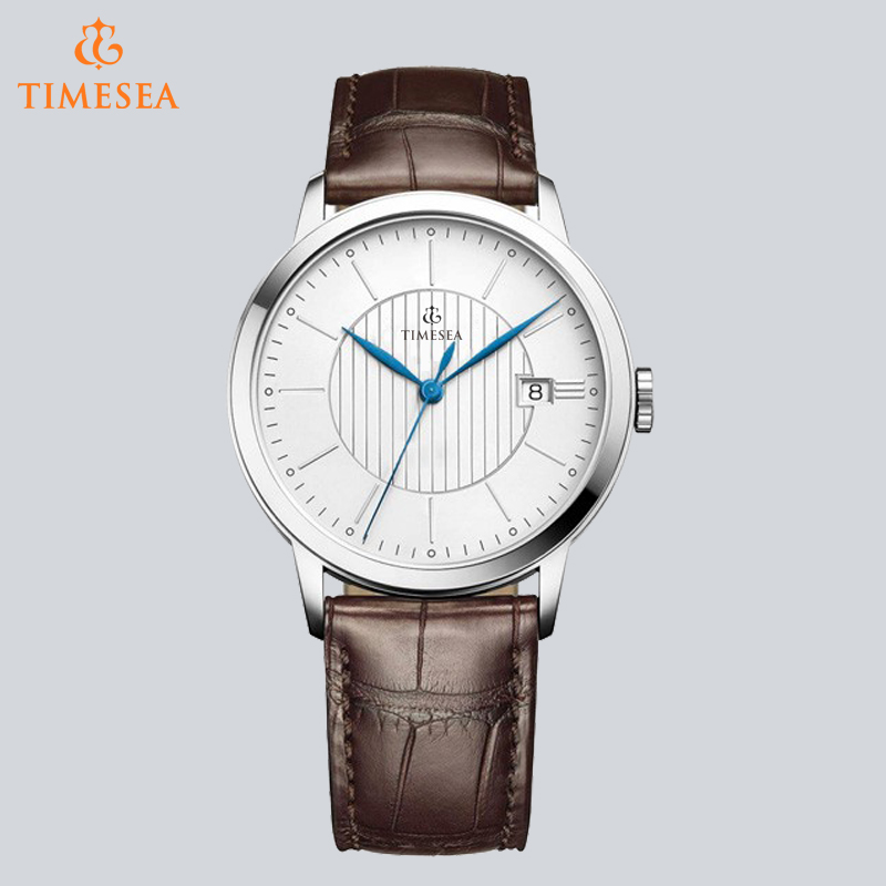 Luxury Brand Men Quartz Watches Genuine Leather Waterproof Casual Wrist Watch for Business 72687