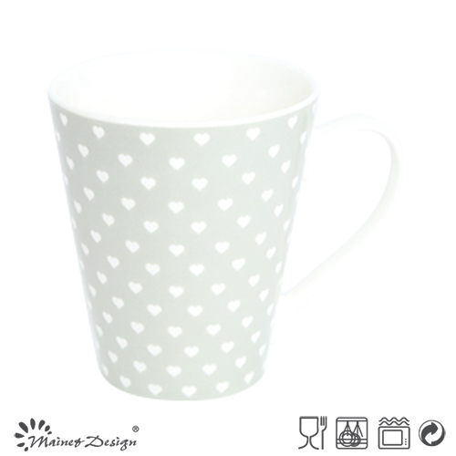 Sweet Heart Decal household V Shape Mug