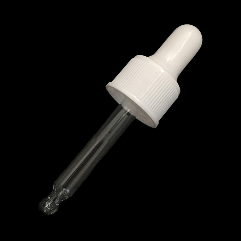 18 410 Rubber Teat Glass Liquid Dropper with Ceramic Bottle (ND01B)