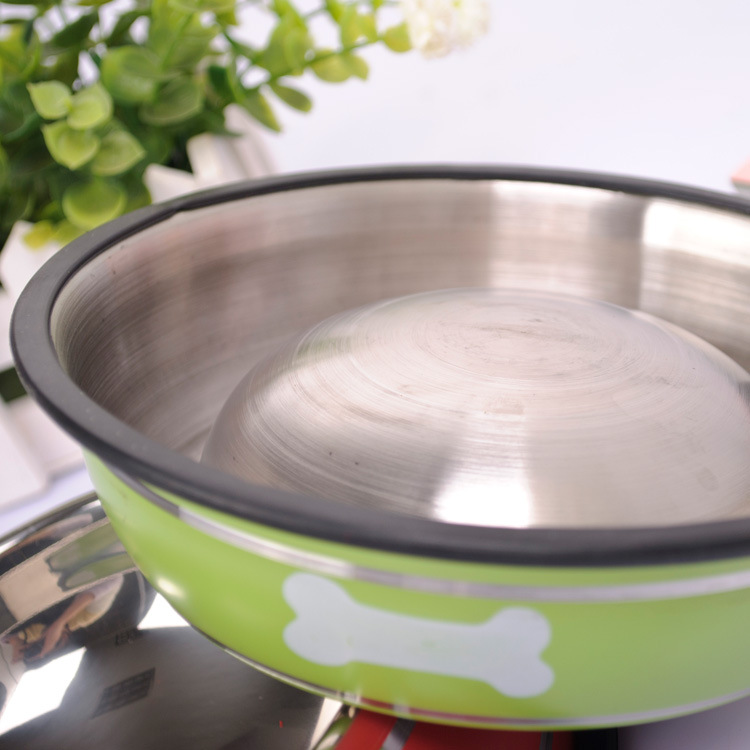 Lovely Stainless Steel Pet Feeder Bowl (HN-PB900)