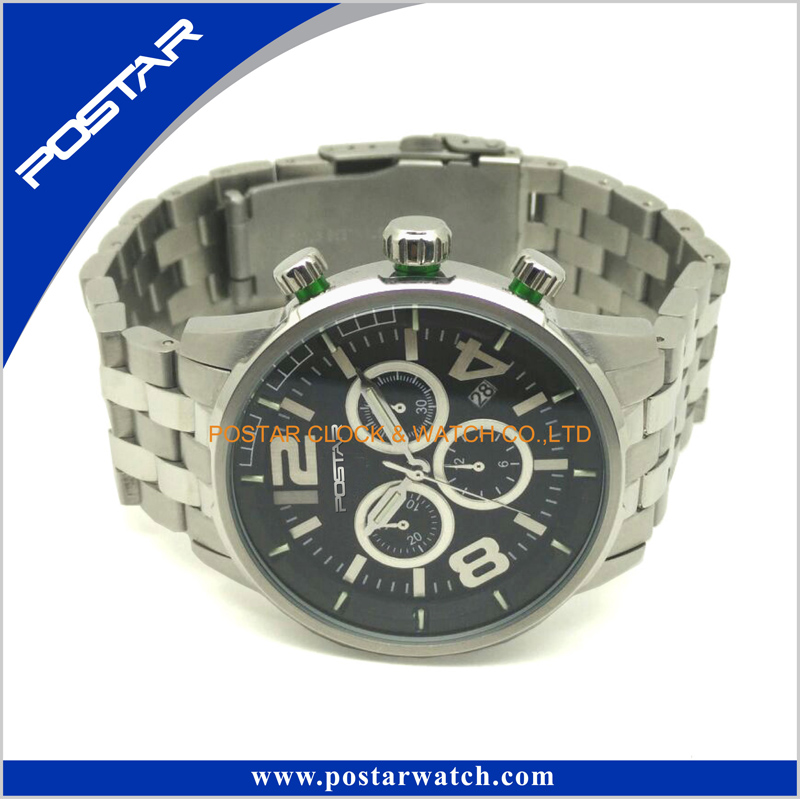 Online Shopping Ce Popular Quartz Watch with 316L Stainless Steel Band