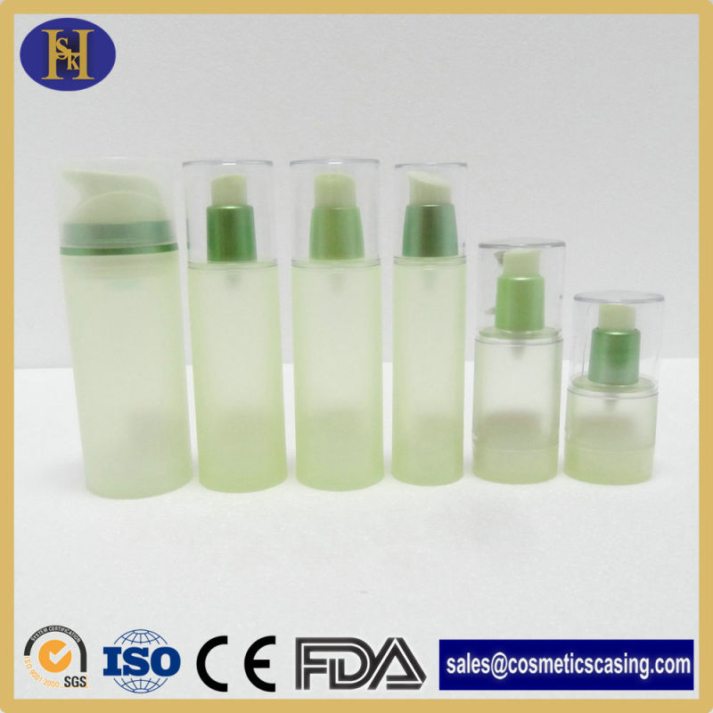 China Supplier Empty Frosted Bubble Cleanser Airless Bottle