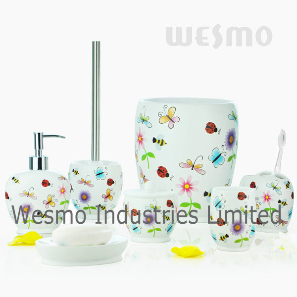 Butterfly Polyresin Bath Accessories (WBP0809A)