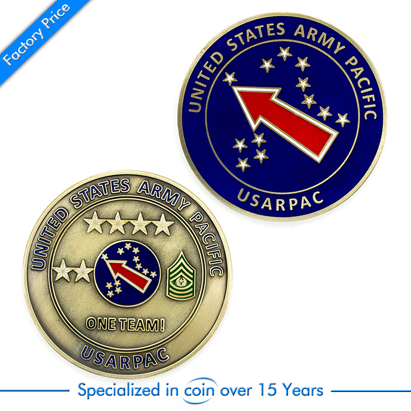 China Promotional Customized Metal Souvenir Coin for Gifts with Pressure Stamping