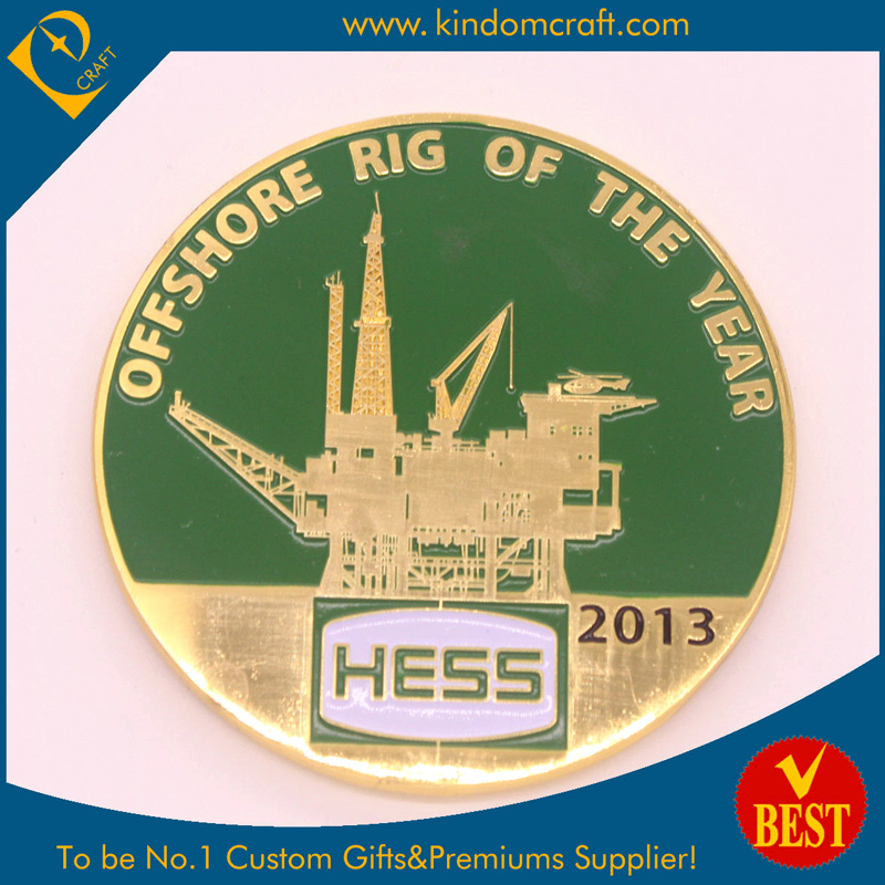 Custom Wholesale Metal Coin with Soft Enamel (JS007)