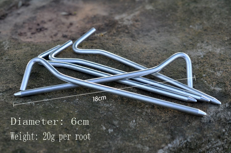 Camping Equipment Titanium Tent Stakes