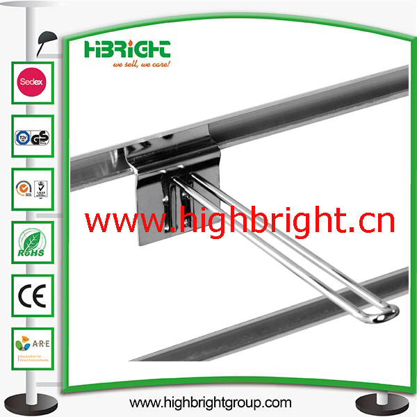 Steel Tube Metal Hanging Bar Steel Bar Holder for Shelves