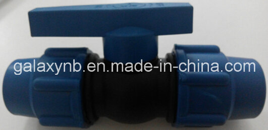 Dark Blue Color PP Ball Valve for Irrigation