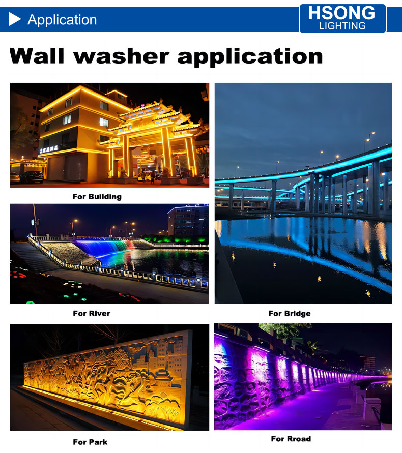 Led Wall Washer Application