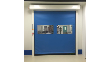 Interior use zipper high speed doors