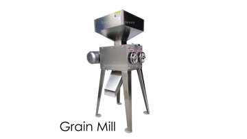 High quality electrical stainless steel  malt crushing  machine grain mill  grain grinder machine1