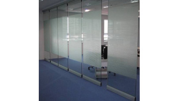 foldable glass partition