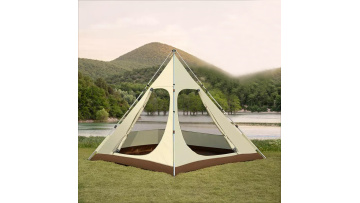 6 Person Outdoor Glamping Leisure Camping Tent