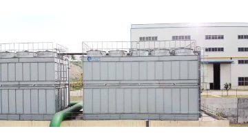 Stainless steel evaporative condenser