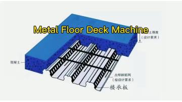 Metal Floor Deck Machine