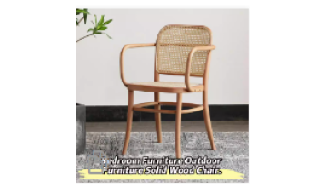 Outdoor Garden Furniture Solid Beech Wood Armchair