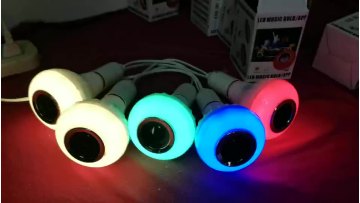 E27E26 Remote Control Colorful 12W LED Music Speaker Lamp For Ambient Night Light Gift Mother's Day Birthday Party Holiday Event1