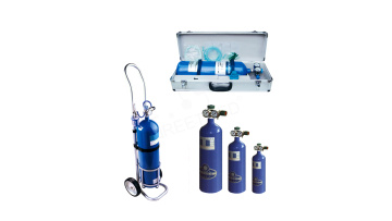 High Quality Portable Mini Hospital Oxygen Cylinder Medical Gas CE,ISO13485 OEM Service Greetmed OEM CN;ZHE Aluminium,aluminium1