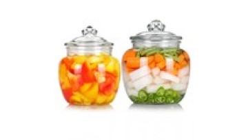 650ml 1250ml 2200ml Hot Sale Candy Jars Glass Biscotti Jar With Lid1