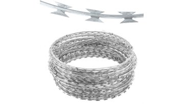 Factory Price Razor Wire Fence/ Razor Barbed Wire/ Galvanized Razor Concertina Wire for Fence Galvanized,steel Wire 1.0mm-3.5mm1