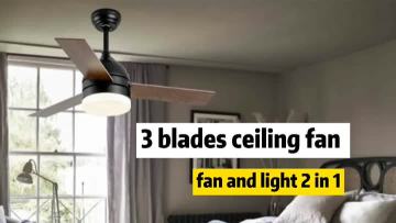 Fan ceiling lamp with intelligent remote control
