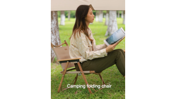 Camel Folding Chair Portable Wooden Folding Chair Outdoor Aluminum Bracket Lightweight kermit Durable Wood Camping Chair1
