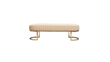 Modern bedroom furniture luxury design bed stool bedding set shoes-changing bench footsool1