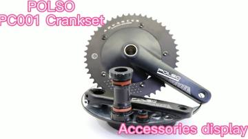 PC001  Aluminum Alloy Single Speed 170mm 49T Fixed Gear Bike Crankset1